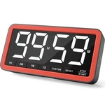Vocoo Digital Kitchen Timer With 7.8 Extra Large Display, Magnetic Black Red New. Price: $42.64.