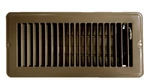 Hbw Rv And Home Brown Stamped Steel Floor Diffuser/register With Damper New. Price: $24.99.