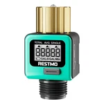 Restmo Water Flow Meter With Brass Inlet Metal Thread, Measure Gallon/liter Cons New. Price: $33.95.