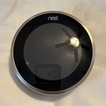 Nest Learning Thermostat Programmable Smart Wi-fi Google Home W/ Mounting Kit Used. Price: $50.00.