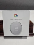 Google Nest Smart Thermostat Fog (sage) 4TH Generation G4CVZ-US New Open Box. Price: $59.99.