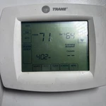 Trane TCONT803AS32DAA/TH8321U1030 7-DAY Programmable Touchscreen Thermostat Used. Price: $250.00.
