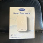 New Carrier Smart Thermostat Model TSTATCCEWF-01. Price: $125.00.