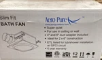 Aero Pure AP120-S Cfm 0.9 Sones Single Speed Ceiling Mounted Low Profile Open. Price: $75.00.