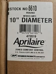 Aprilaire Stock #6610 10" Diameter 24 Volt Normally Open Motorized Damper New. Price: $155.00.
