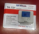 Tuttokool TK-721 Non-programmable Heat Pump Thermostat. New. Price: $35.00.