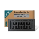 Empire Register Co. 4" X 10" Premium Vent Covers For Home Floor Only, Metal D... New. Price: $44.41.