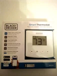 Black + Decker Smart Thermostat Compatible Wi-fi Set Up Home Select New. Price: $26.00.