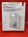 Honeywell Home CT410A Nonprogrammable Electric Heat Thermostat New Open Box. Price: $22.00.