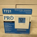 T721 Thermostat Heat Pump Conventional Non Programmable Fast Shipping New. Price: $38.99.