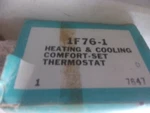 White Rodgers Automatic Comfort-set Thermostat 1F76-1 Heating Cooling Solid New. Price: $100.00.