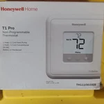 Honeywell Home T1 Non-programmable Thermostat, Digital, 24V, Wall-mounted New. Price: $30.00.