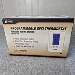 King Electric F802GFCI Programmable Thermostat Double Pole Floor Heating Open. Price: $109.95.