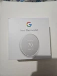 Google Nest Thermostat - White (T4000ES) Open. Price: $35.00.