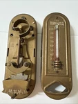 Antique 1918 Minneapolis Heat Regulator Thermostat Thermometer 6 Pat OCT22 Used. Price: $45.00.
