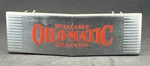 Vtg Williams Oil-o-matic Heating Furnace Plate Emblem Badge Bloomington Illinois Used. Price: $29.99.