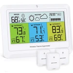 Weather Wireless Indoor Outdoor With 3 Sensors, Home Stations... New. Price: $49.79.