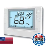 Programmable Thermostat, For Home Hvac Systems, Multi-stage, HEAT/2 New. Price: $51.77.