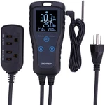 Digital Temperature Controller 2-STAGE Thermostat Outlet Heating & Cooling Mode New. Price: $48.09.