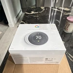Google Nest Learning Thermostat Smart Programmable Wi-fi Digital Display White New. Price: $295.00.