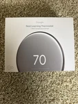 Google Nest Wi-fi Smart Learning Thermostat Polished Silver 4TH GA05551-US New. Price: $185.00.