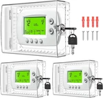 3 Pcs Large Thermostat Lock Box With Key, Clear Cover For New. Price: $64.95.