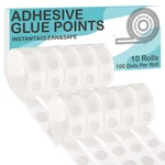 Allfun 1000 Pieces Clear Glue 0.47''/12MM (diameter Of Points), New. Price: $12.59.