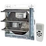 772 Cfm Silver Electric Gable Exhaust Fan With Thermostat & Remote Control New. Price: $145.87.