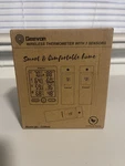 New Geevon T228646 Wireless Thermometer With 3 Sensors Open. Price: $35.00.