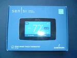New Emerson Sensi Smart Wifi Touch Screen Programable Thermostat ST75U Open. Price: $50.00.