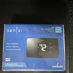 Emerson White-rodgers 1F76U-22WFB Sensi Lite Touchscreen Wi-fi Thermostat, Black New. Price: $69.95.