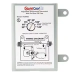 Attic Fan Mechanical Replacement Thermostat With Built-in Fire Safety Shut Off New. Price: $22.30.