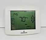 White Rodgers Emerson 1F95-1277 Touchscreen 7-DAY Programmable Thermostat, Used. Price: $24.99.