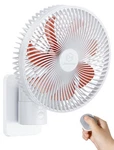 8.5-INCH Quiet Wall-mounted Oscillation Inch, White Frame/orange Blade New. Price: $61.72.