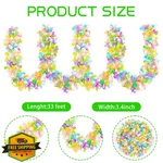 Glyinnhe Easter Tinsel Garland 33FT Confetti Metallic Twist Spring Decoration New. Price: $20.00.