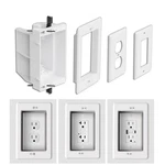 Recessed Outlet/electrical Box Single Gang, For WHITE-1 New. Price: $28.73.
