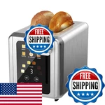 Wunly Touch Screen Toasters 2 Slice, Stainless Steel Digital Timer With New. Price: $82.75.