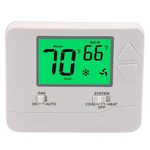 Non-programmable Thermostat For HOME,1 HEAT/1 Cool With Lcd Green Backlight S... New. Price: $39.39.