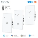 Moes Wifi Smart Wall Light Switch No Neutral/n+l Wirings Timer Alexa Google App New. Price: $17.09.