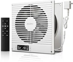 Koviet 8" Room Ventilation Fan W/ Remote Reversible Through Wall Exhaust Open. Price: $75.00.