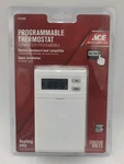 Ace 4191698 Programmable Line Voltage Thermostat Heat Only New. Price: $34.99.