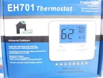 Econohome EH701 Non-programmable Thermostat Heat & Cooling Control Open. Price: $19.76.