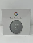 Google Nest Thermostat GA02081-US Charcoal Wi-fi Smart New Sealed. Price: $59.96.