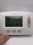 Honeywell 5-2 Day Programmable Thermostat RTH6350D 1000 W/batteries Used. Price: $24.99.