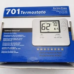 Thermostat Heagstat Non-programmable For Home 1 Heat/ Cool, With 4.5" Screen New. Price: $27.87.