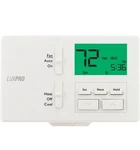 Lux P711 Programmable Day Thermostat For Home Use; Heat, Cool. New. Price: $30.00.