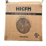 Hicfm 12 High Velocity Wall Fan Open. Price: $53.89.