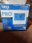 PRO1 T855 7-DAY 5/1/1 Non Programmable Universal Thermostat New. Price: $44.99.