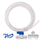 Ice Maker Tube Installation Kit 1/4" Reverse Osmosis, Refrigerator Water Filters New. Price: $13.29.