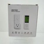 Digiten WTC100 Wireless Thermostat Outlet Digital White Remote Control Save Open. Price: $19.95.